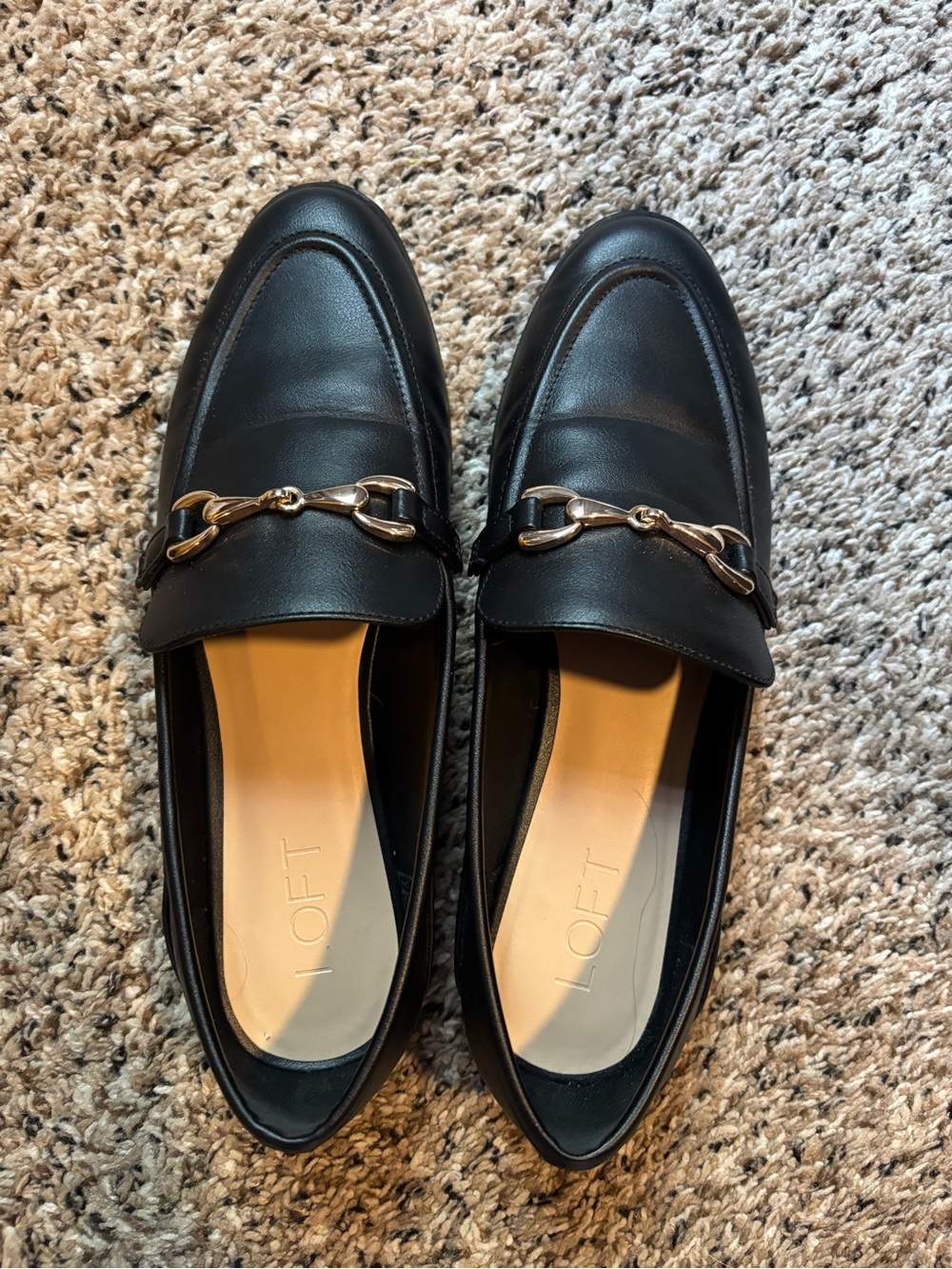 LOFT Women's Black Bit Loafers